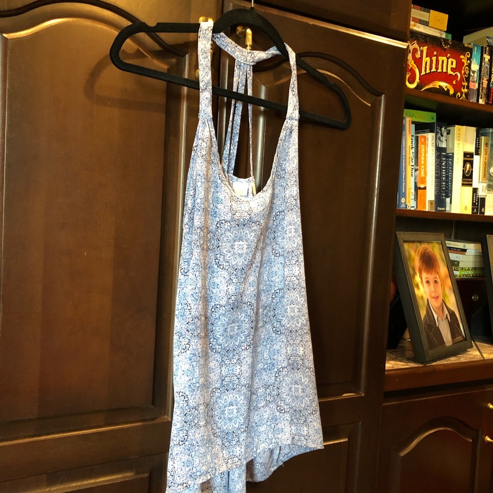 Tank top pair-yellow and blue, loose fitted tanks